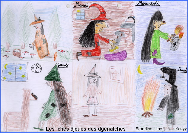 Les sorcières de Blandine, Line et Kassy