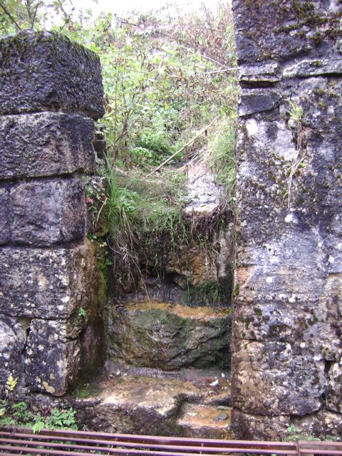 Les fondations du moulin